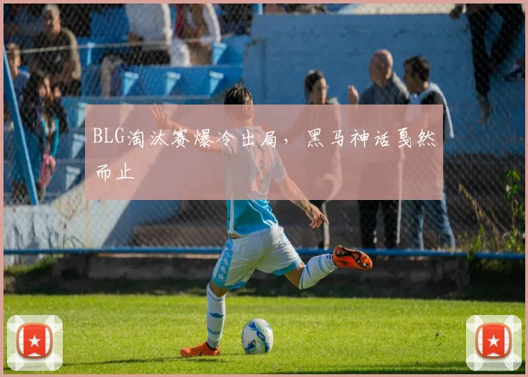 BLG淘汰赛爆冷出局，黑马神话戛然而止